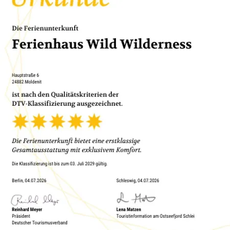 Wild Wilderness Ferienhaus Schaalby